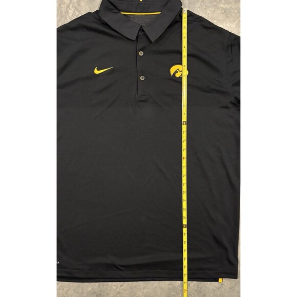 NWT Nike Dri-Fit Iowa Hawkeyes Polo Shirt Official On Field Men’s Sz XL MSRP $85 - Picture 4 of 8